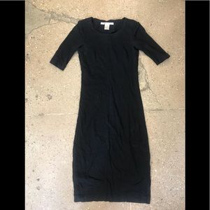 Black Cotton DVF Dress // Size P
